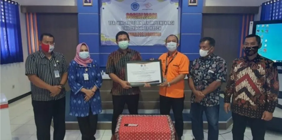 Penandatanganan MOU SMK muhammadiyah 2 muntilan dan PT POS Indonesia